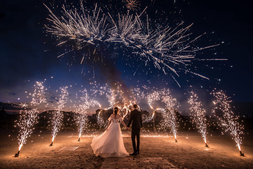 Fuochi d' artificio Matrimonio