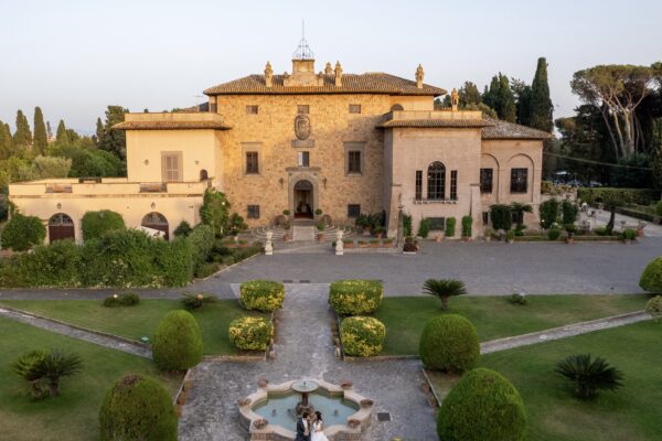 Villa al tramonto