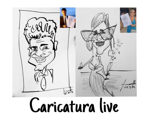 Caricatura live singola