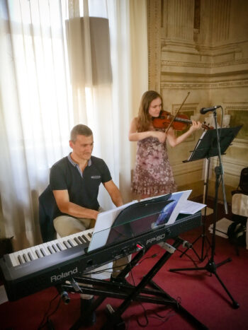piano e violino per il rito