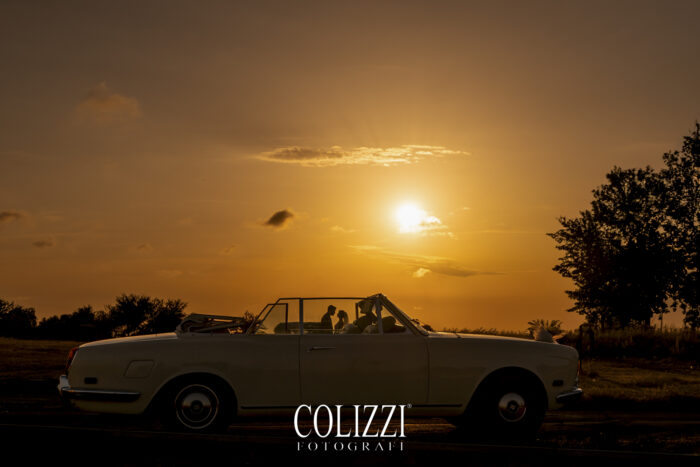 matrimonio al tramonto