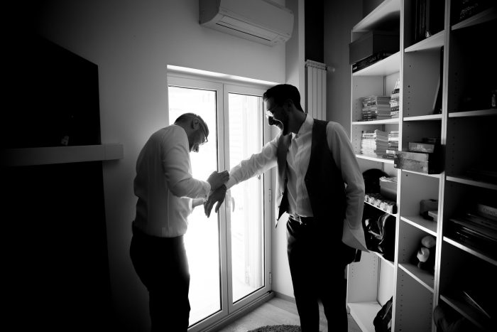 Preparazione Sposo