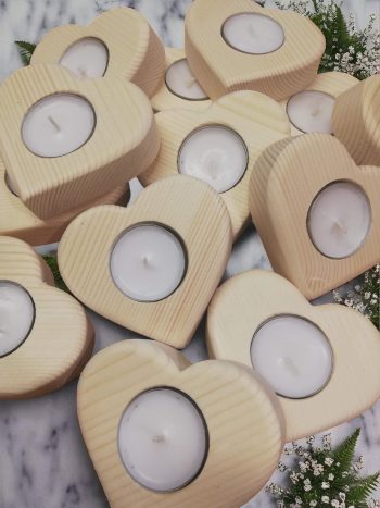 Cuori porta candele 