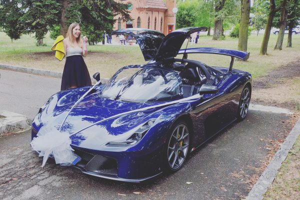 Elisa con la Dallara