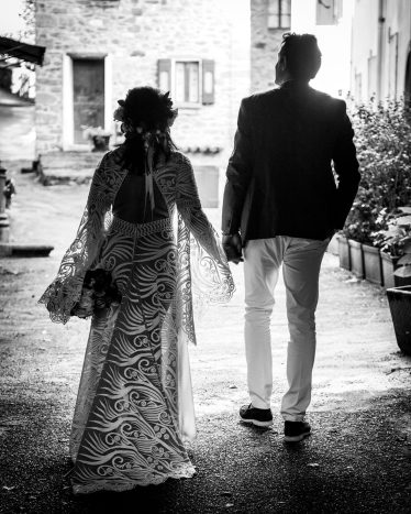 dettagli in bianco e nero