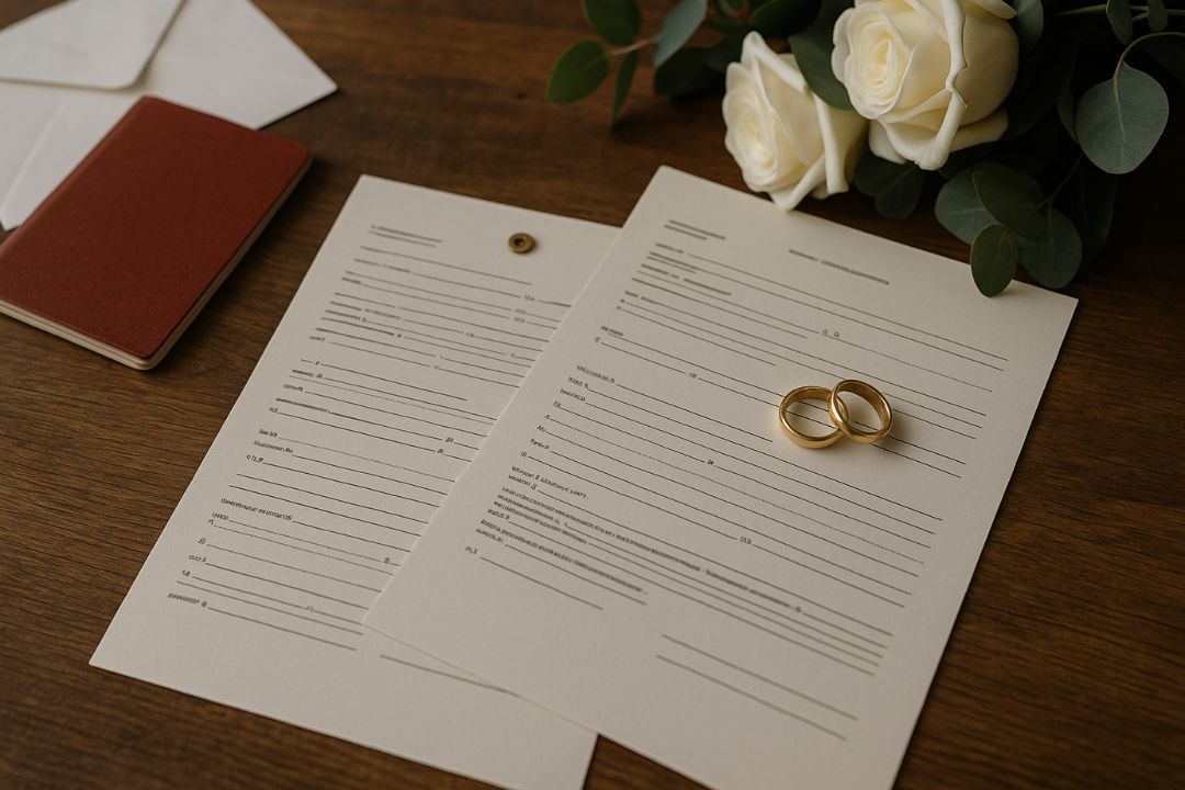 Documenti per il matrimonio