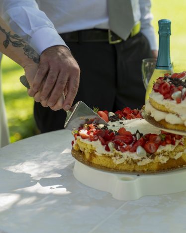 il taglio della torta