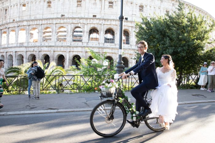 in bici