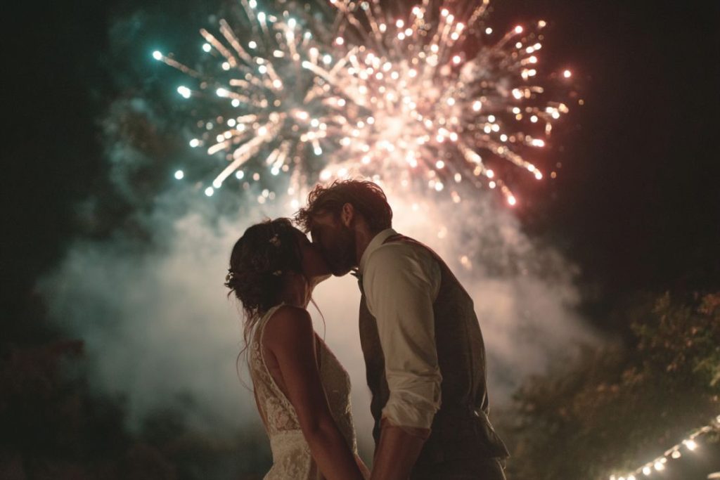 Autorizzazione fuochi d'artificio matrimonio
