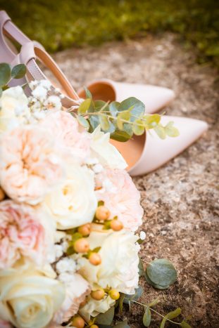 bouquet e scarpe
