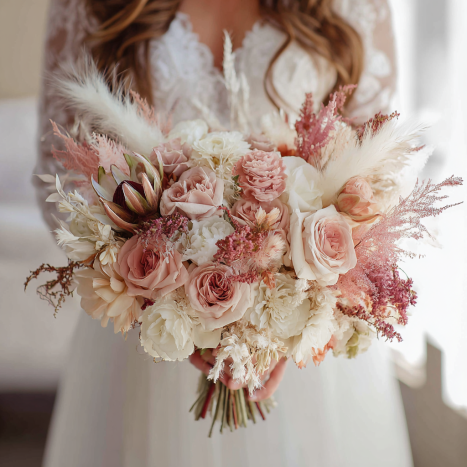 bouquet boho chic