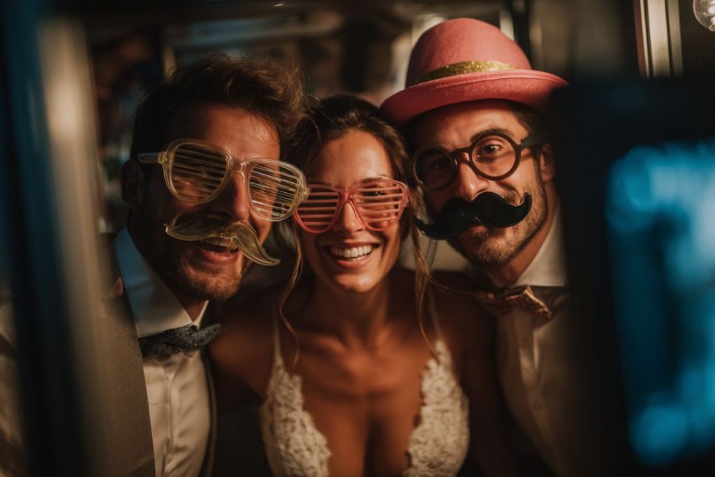 Photo booth divertente matrimonio