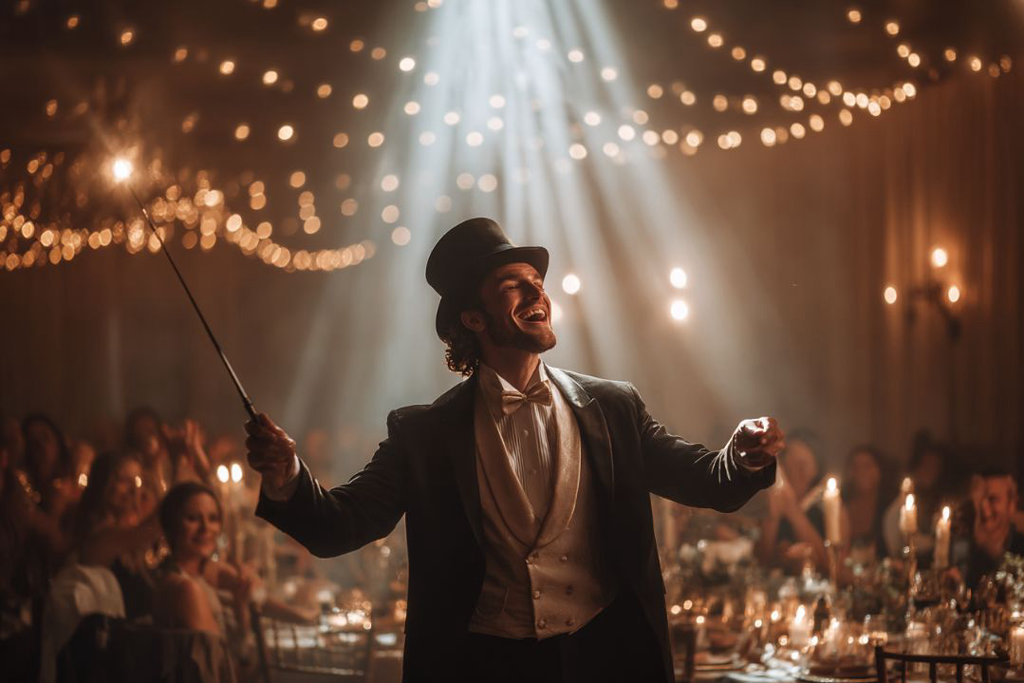 Spettacolo per il matrimonio