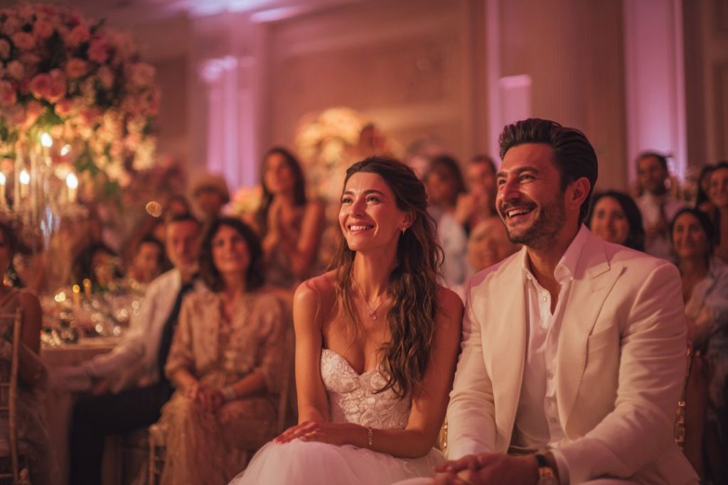 spettacolo per gli sposi