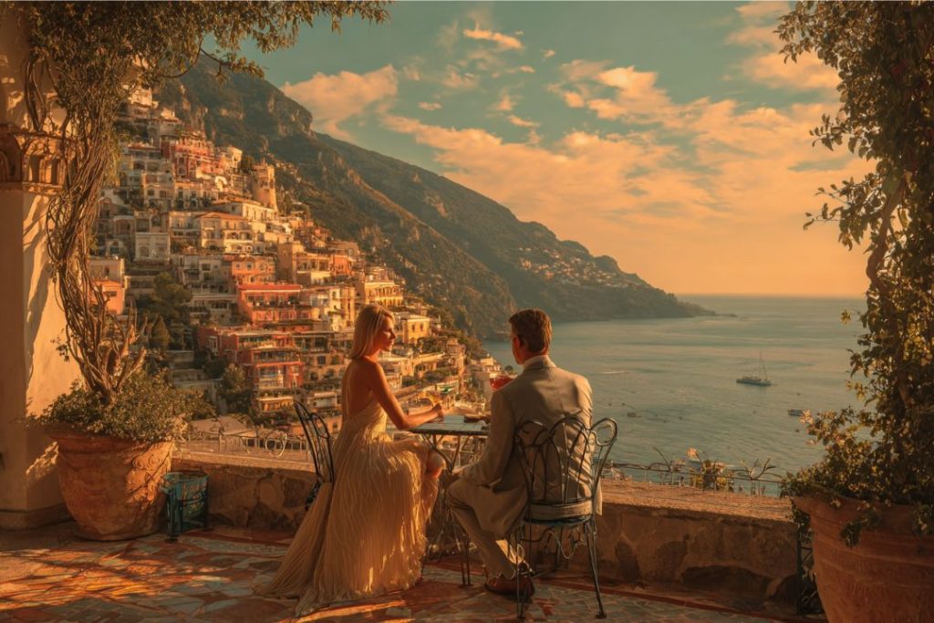 Luna di miele vista panoramica